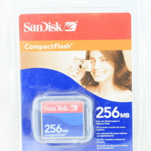 SanDisk 256MB Compact Flash Memory Card as new